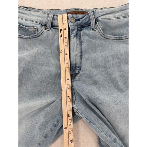 Judy Blue Jeans High Rise Tummy Control Bootcut Light Wash Denim 14 S Petite - Picture 8 of 10